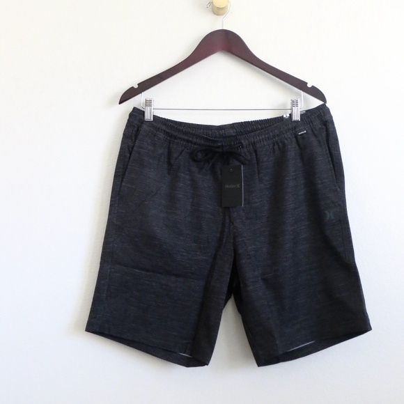 NEW! Hurley Pull On Hybrid Walk Shorts Quick Dry Gray Mens S, M, L, XL - Picture 5 of 15